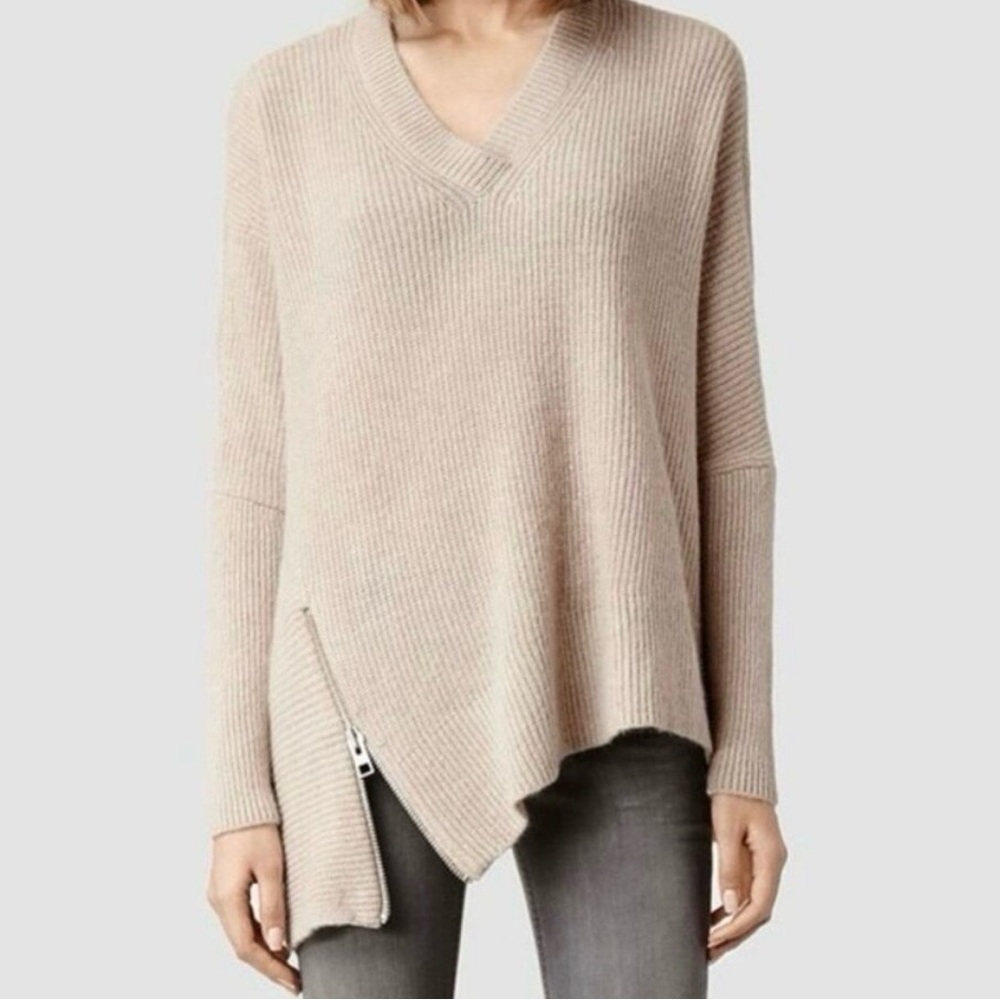 ALLSAINTS ABLE zip jumper
